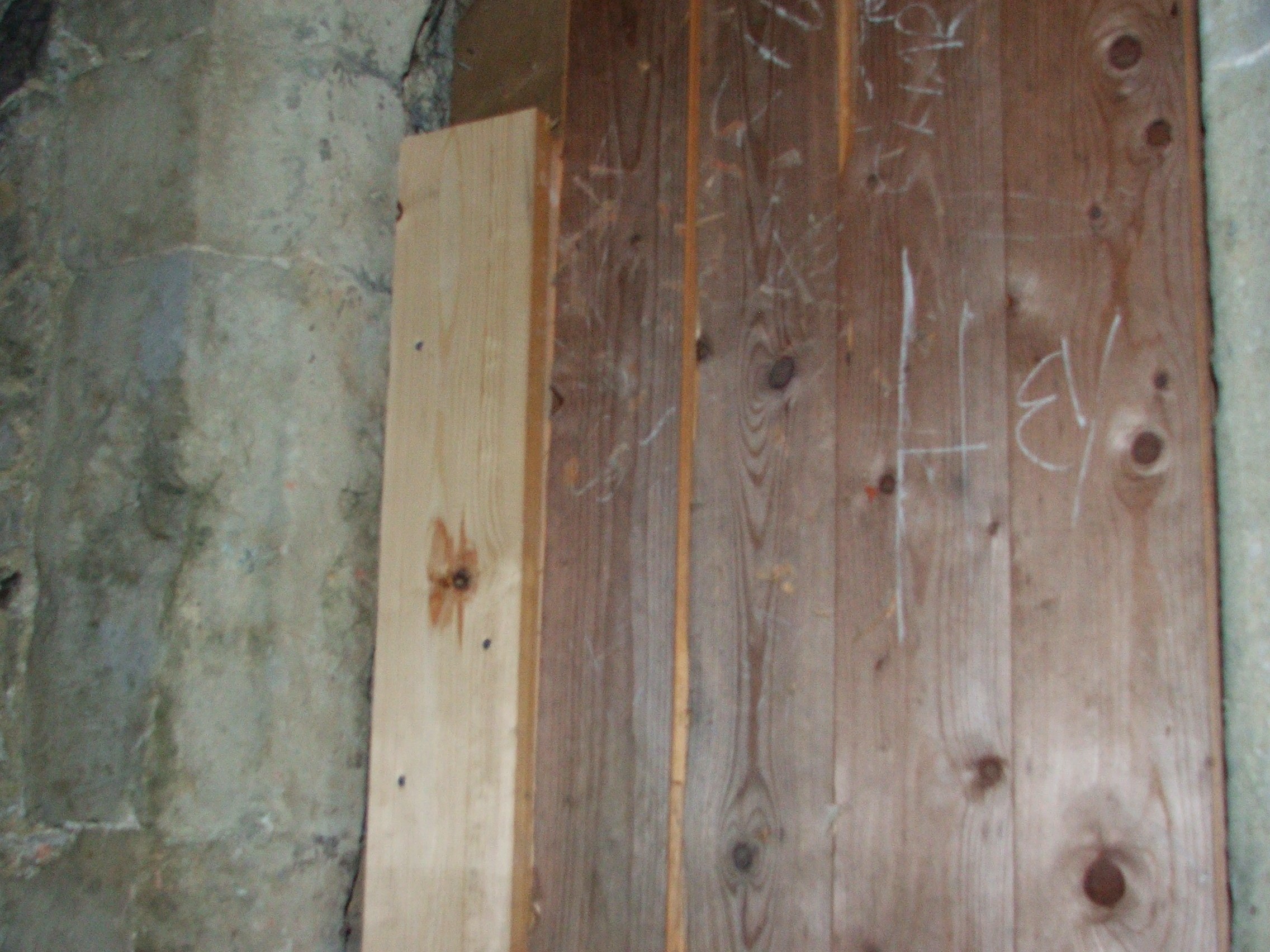 Doorway inside tower